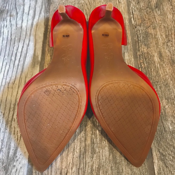 Jessica Simpson red pumps - Picture 6 of 8